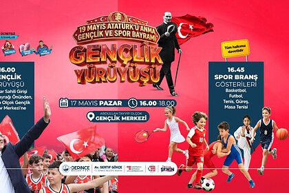 Derince’de 19 Mayıs Gençlik Şöleni: Aydoğan Topal Konseri ve Altın Ödüllü Halk Koşusu!