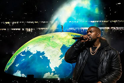 Kanye West İstanbul’da Dev Kürenin Üzerinden Dünyaya Seslendi!