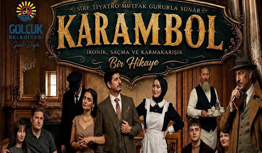 Kervansarayda Gizem ve Kahkaha Zamanı: Sırf Tiyatro'dan "Karambol" İle Sanatseverlere Davet!
