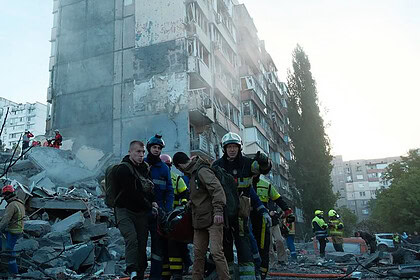 Kiev'de 9 Katlı Bina Vuruldu: 670 İHA, 56 Füze