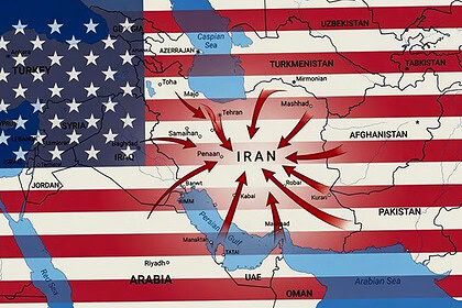 Trump'tan İran'a Harita Paylaşımı: Oklar Tahran'ı Gösteriyor