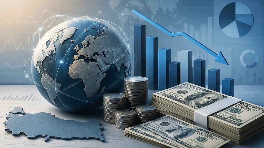 Türkiye'nin Brüt Dış Borç Stoku 518,5 Milyar Dolara Geriledi