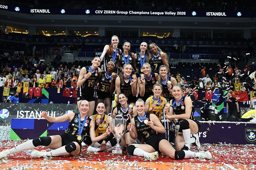 2026 CEV Şampiyonlar Ligi Şampiyonu VakıfBank! Eczacıbaşı’nı Mağlup Ederek Kupaya Uzandı