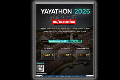 Kocaeli Yayathon Yarışması Başvuruları Başladı! Yaya Ulaşımı İçin Yenilikçi Çözümler Aranıyor!