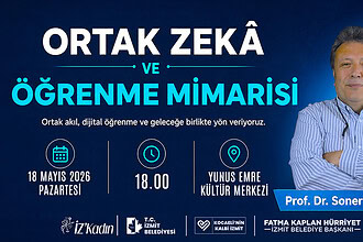 Prof. Dr. Soner Yıldırım İzmit’e Geliyor: Ortak Zeka ve Öğrenme Mimarisi Semineri