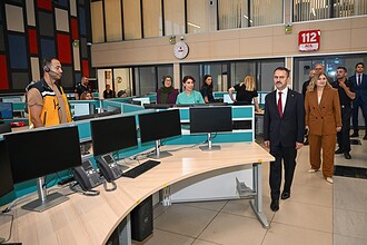 24 Saat Kesintisiz Mesai Yapılan Merkeze Ziyaret: Vali İlhami Aktaş Çalışmaları Yerinde İnceledi!
