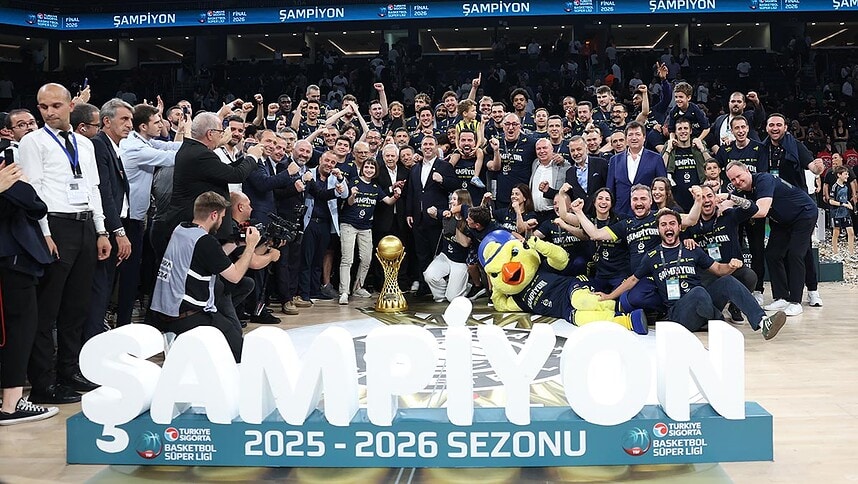 Basketbol Süper Ligi’nde Şampiyon Fenerbahçe
