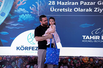 Körfez Aqua Kıtalar Akvaryumu’nda 41 Bininci Ziyaretçiye Büyük Sürpriz!