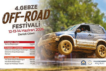 4. Gebze Off-Road Festivali 2026 Programı