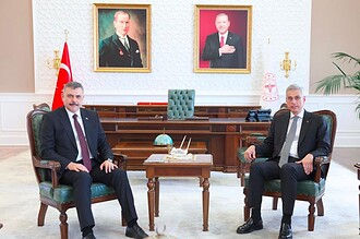 İçişleri Bakanı Çiftçi, Sağlık Bakanı Memişoğlu İle Bir Araya Geldi