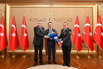 Jandarma Teşkilatının 187. Kuruluş Yıl Dönümünde Kocaeli Valisi İlhami Aktaş’a Anlamlı Ziyaret