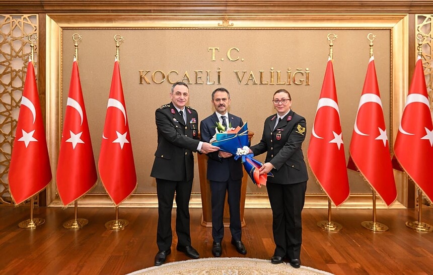 Jandarma Teşkilatının 187. Kuruluş Yıl Dönümünde Kocaeli Valisi İlhami Aktaş’a Anlamlı Ziyaret