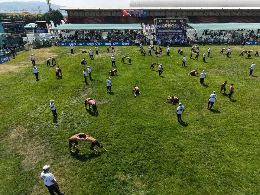Kocaeli’de Pehlivanlar Er Meydanına Çıktı