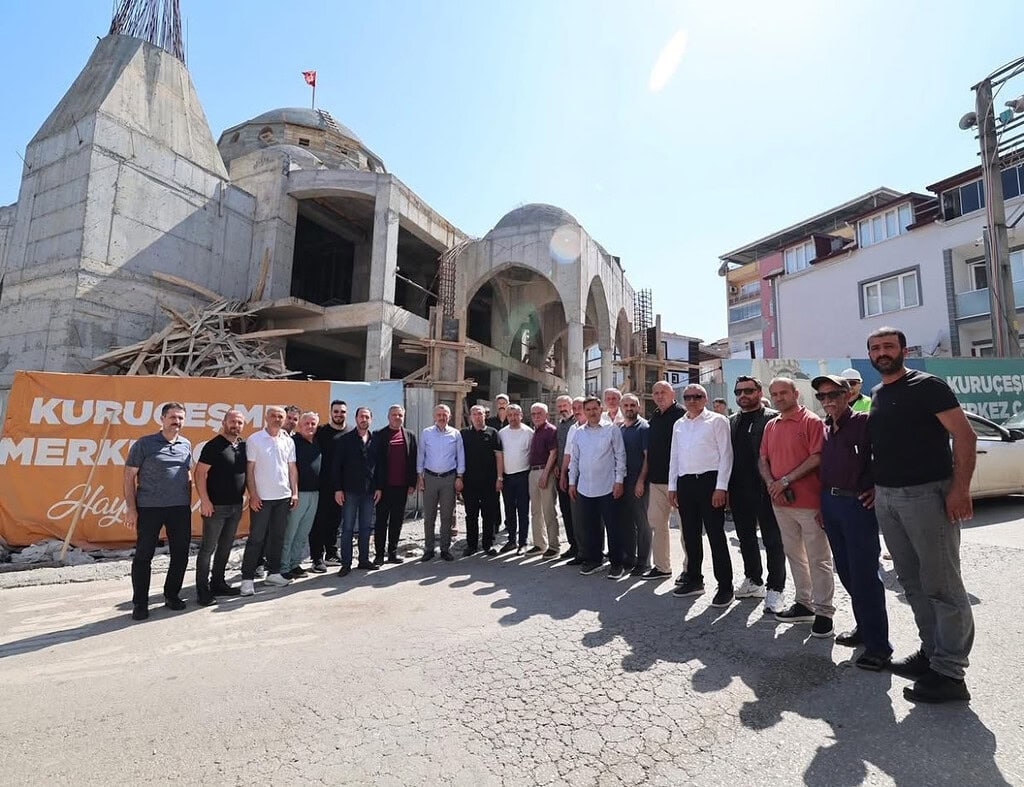 Kuruçeşme Merkez Camii İnşaatında Son Durum: Başkan Büyükakın İnceleme Yaptı!