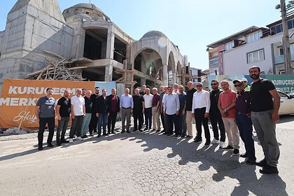 Kuruçeşme Merkez Camii İnşaatında Son Durum: Başkan Büyükakın İnceleme Yaptı!