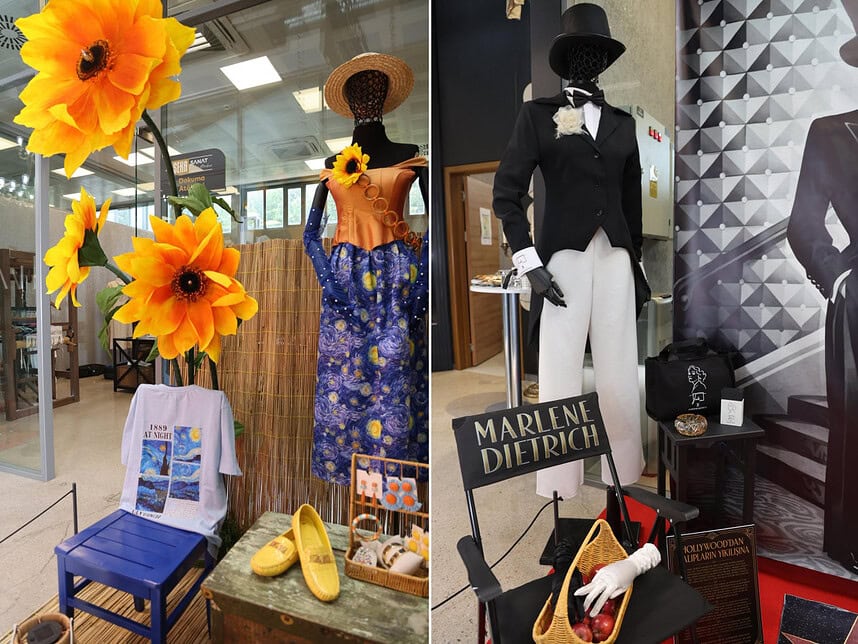 Moda Akademisi’nde Görsel Tasarımlar Vitrine Çıktı