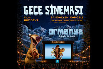 Büyükşehir’den Çocuklara En Güzel Karne Hediyesi: Ormanya’da Ücretsiz "Buz Devri" Sinema Gecesi