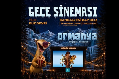 Büyükşehir’den Çocuklara En Güzel Karne Hediyesi: Ormanya’da Ücretsiz "Buz Devri" Sinema Gecesi