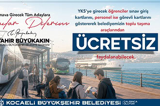 Kocaeli’de YKS Günü Otobüsler Ücretsiz! Büyükşehir Belediyesi Sınav Ulaşım Planı ve Ek Seferler!