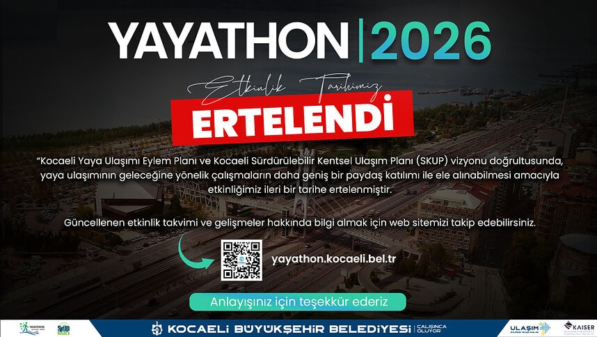 Yayathon İleri Bir Tarihe Ertelendi