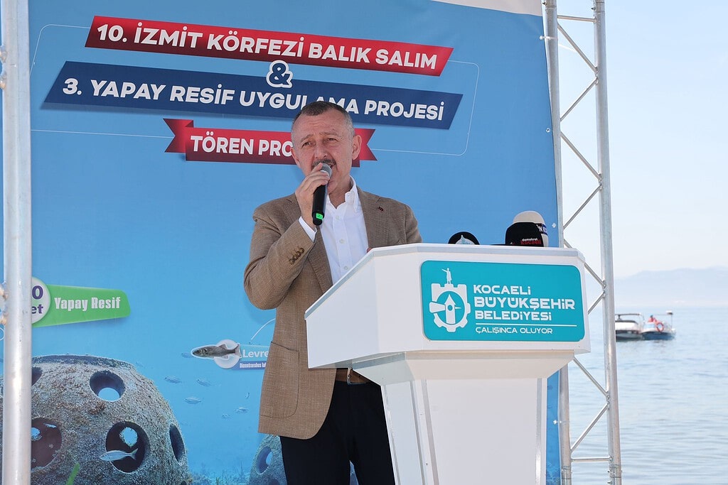 10. İzmit Körfezi Balık Salım ve 3. Yapay Resif Uygulama Töreni