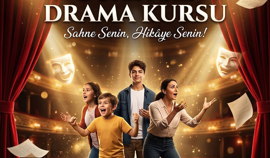 Derince Belediyesi 8 Yaş ve Üzerine Ücretsiz Drama Kursu Açıyor!
