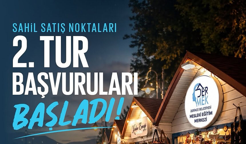Derince Belediyesi Sahil Satış Noktaları 2. Tur Başvuruları Başladı: Başvuru Şartları ve Tarihleri!
