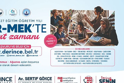 Derince Belediyesi DER-MEK Kayıtları Ne Zaman Başlıyor? Ücretsiz Kurs Başvuru Ekranı!