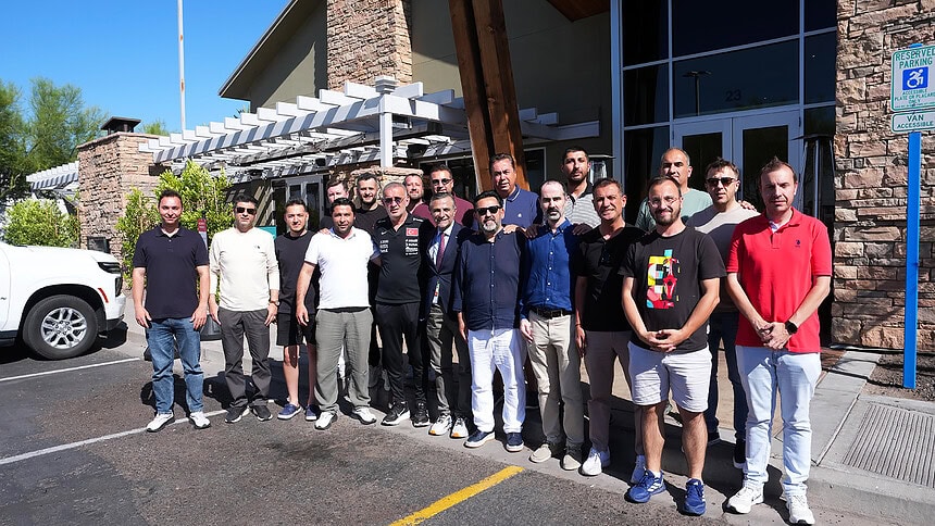 Hacıosmanoğlu Arizona'da Gazetecilerle: Dünya Kupası Kampını Anlattı