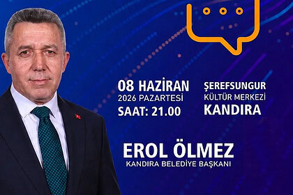 Başkan Erol Ölmez Bu Akşam Kandıra'da Vatandaşlarla Buluşuyor!