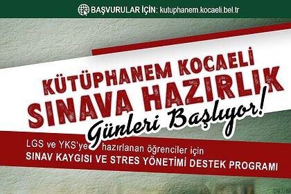 Kocaeli Büyükşehir Belediyesinden Ücretsiz LGS ve YKS Psikolojik Danışmanlık Desteği