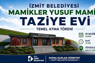 İzmit'te Bugün Büyük Gün! Mamikler Yusuf Mamik Taziye Evi’nin Temeli Tüysüzler’de Atılıyor