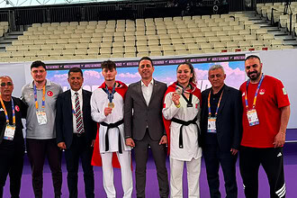 Milli Taekwondoculardan Roma'da 1 Altın 1 Bronz