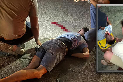 Kocaeli Körfez'de Motosiklet Yayaya Çarptı, 2 Ağır Yaralı! Hayati Tehlikeleri Sürüyor!