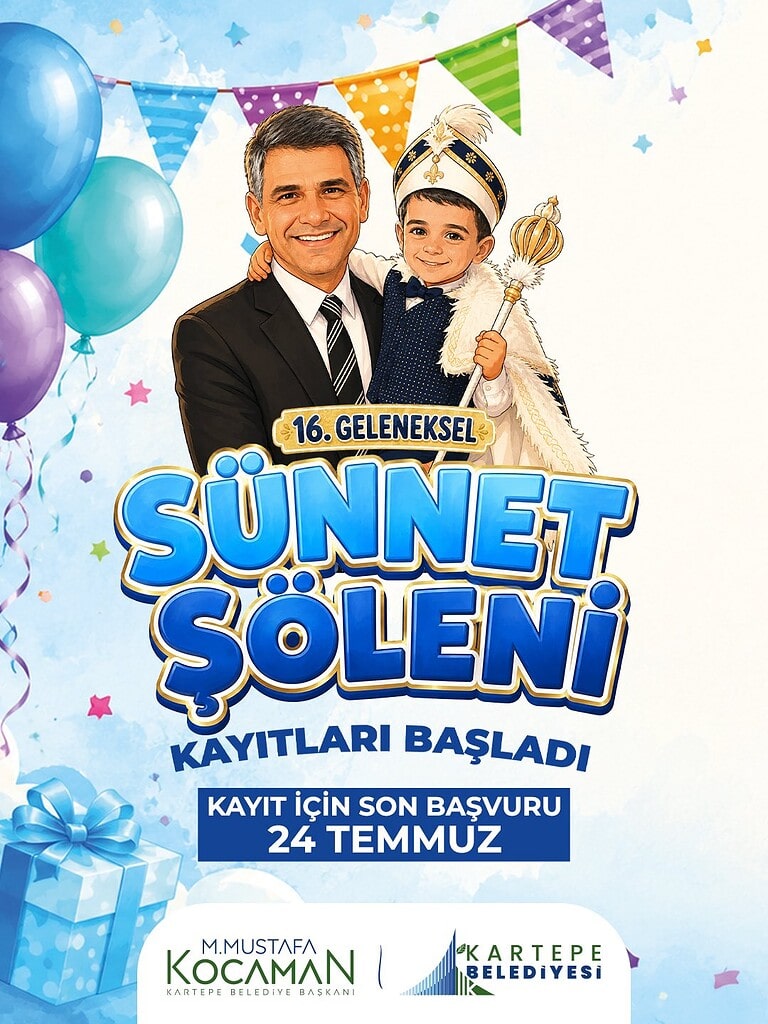 Kartepe Belediyesi 16. Geleneksel Sünnet Şöleni Kayıtları Başladı: Son Başvuru 24 Temmuz!