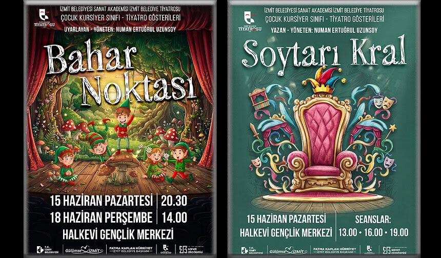 İzmit Belediyesi Sanat Akademisi Tiyatro Bölümü Minik Oyuncularından Yılsonu Gösterileri!