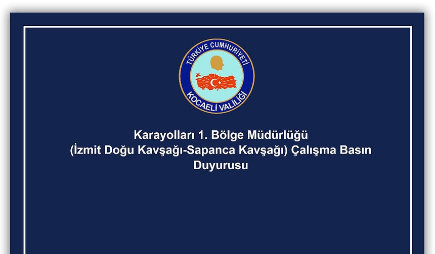 Kocaeli TEM Otoyolu İstanbul Yönünde Şerit Daraltması: Sürücülere Yol Çalışması Uyarısı!