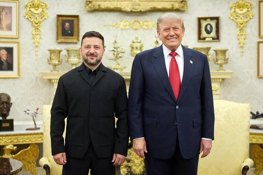 ABD Başkanı Trump, Beyaz Saray’da Zelenskiy ile görüştü