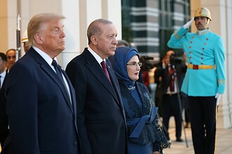 Devlet ve Hükümet Başkanları İle Eşleri Onuruna Cumhurbaşkanlığı Külliyesi'nde Resepsiyon Verildi