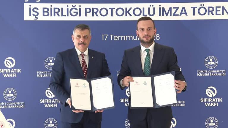 İçişleri Bakanı Çiftçi Sıfır atık konusunda Sıfır Atık Vakfımızla beraber iş ve güç birliği yapıyoruz