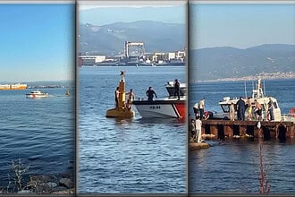 Osmangazi Köprüsü Altında Can Pazarı! Akıntıya Kapılınca Deniz Fenerine Sığındılar!