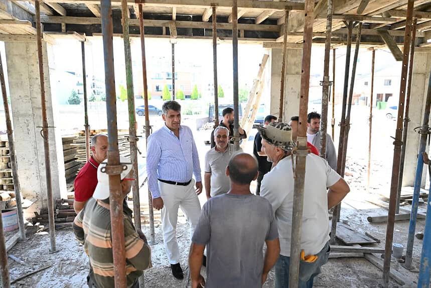 Kartepe Polis Merkezi Amirliği İnşaatında Son Durum: Başkan Kocaman İncelemelerde Bulundu!