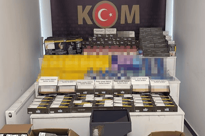 Kocaeli'de 8 Adrese Eş Zamanlı Baskın 1 Ton 160 kilo Tütün Ele Geçirildi