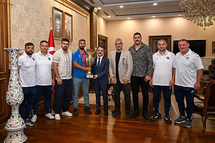 Kırkpınar'da Göğsümüzü Kabartmışlardı! Kocaeli'nin Başpehlivanları Vali Aktaş ile Buluştu!