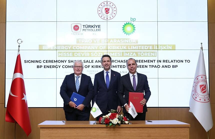 TP, BP’nin Kerkük Merkezli Şirketinin Yüzde 15 Hissesini Satın Aldı