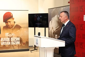 Tahir Büyükakın 15 Temmuz Anı Defterini İmzaladı: "15 Temmuz’u unutmayacağız, unutturmayacağız"