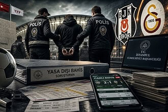 Futbolda Yasa Dışı Bahis Operasyonu: Beşiktaş ve Galatasaray Yöneticileri Dahil 19 Şüpheli Gözaltında!