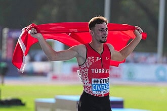 Yunus Emre Civelek'ten İtalya’da Tarihi Başarı! 110 Metre Engelde Altın Madalya Kazanan İlk Türk Sporcu Oldu!