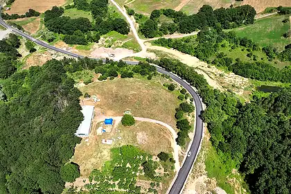 Akmeşe'de Tır Trafiği Menderes Caddesi'nden Alındı: 2 Bin 700 Metre Yol