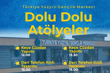 Başiskele'de Gençlere Ücretsiz Atölye: Keçe Cüzdan ve Deri Telefon Kılıfı Yapımı!
